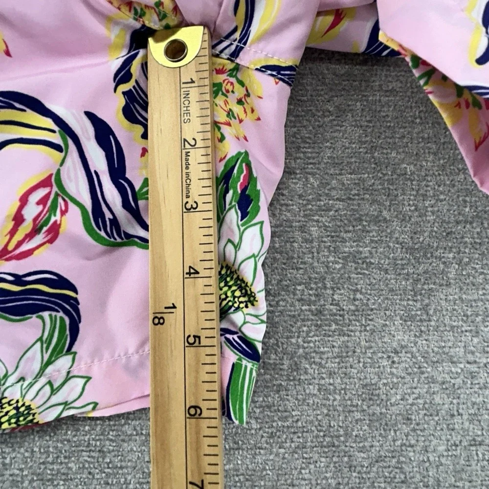 Polo‎ Ralph Lauren Swim Trunks Men Size Large Pink Floral Summer Beach